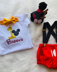 Mickey Mouse Clubhouse Birthday Outfit