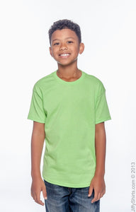 Hanes Tee (Youth L)- Lime