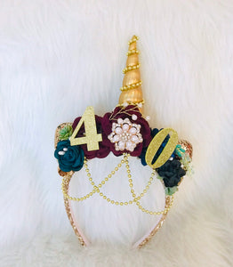 Unicorn Cosplay Headband (30th Birthday Headband)