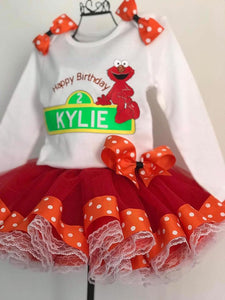 Sesame Street Elmo Birthday Outfit