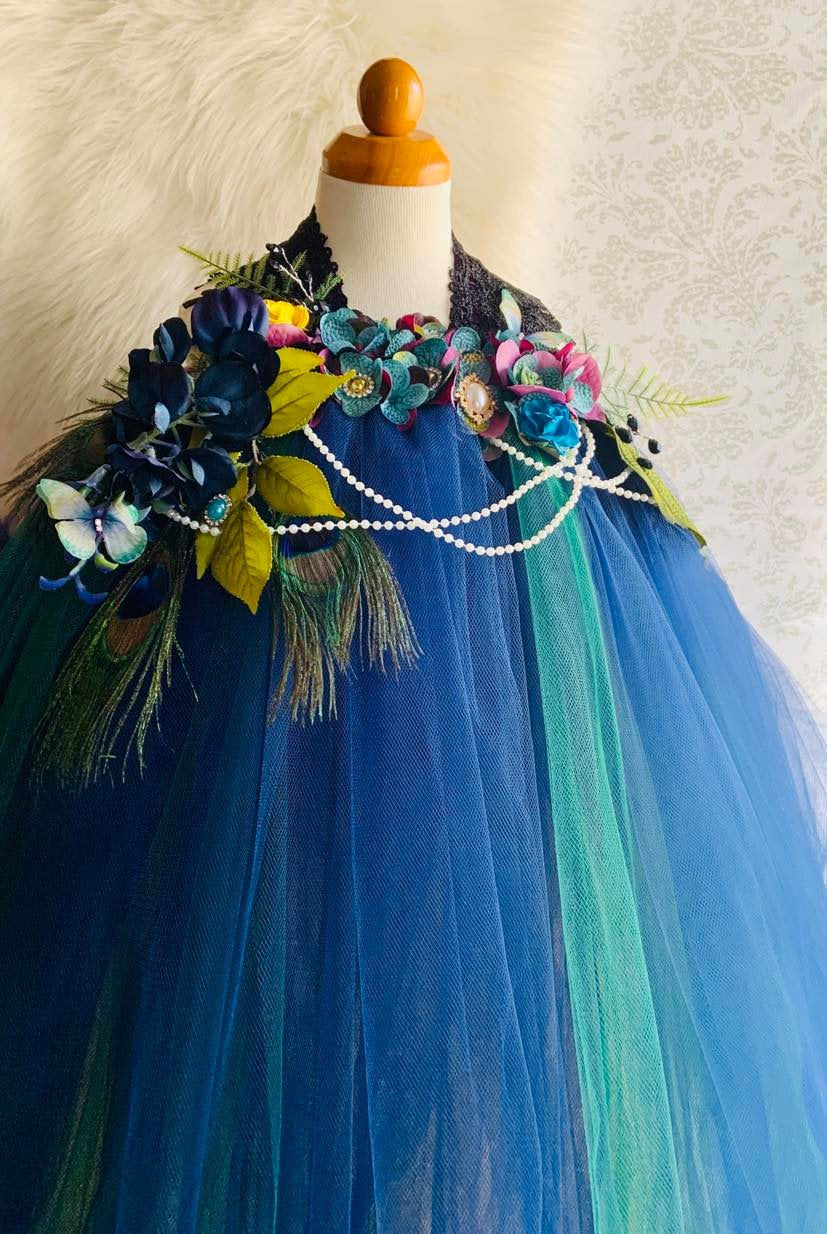 Fairy Peacock Tutu Dress