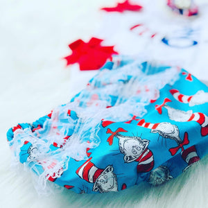 Dr. Seuss "Cat in the Hat" Birthday Outfit (Girls)